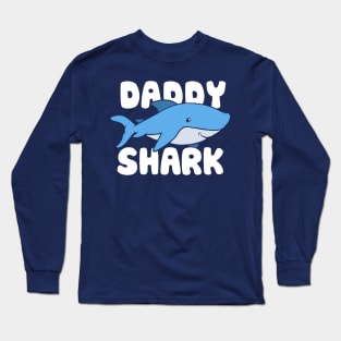 Cute Daddy Shark Long Sleeve T-Shirt